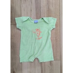 Y2K Disney Embroidered Tigger Terry Cloth Short Romper